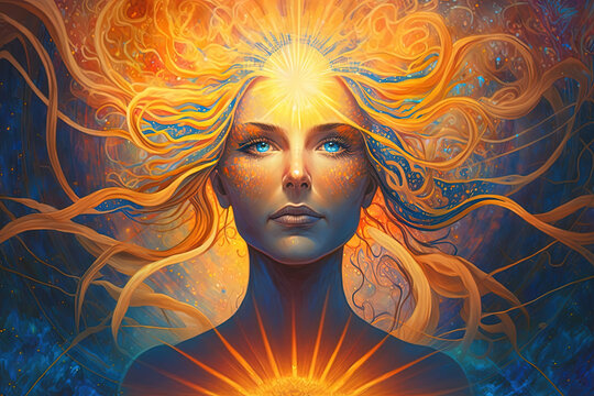 Generative AI - Sun Goddess
