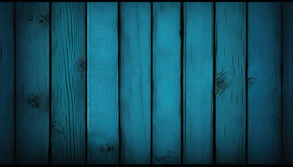 Background blue wood created with generative AI