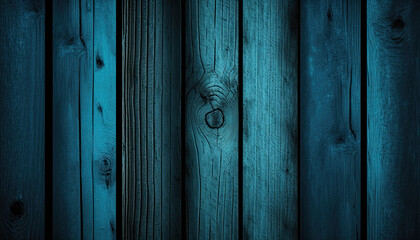 Background blue wood created with generative AI