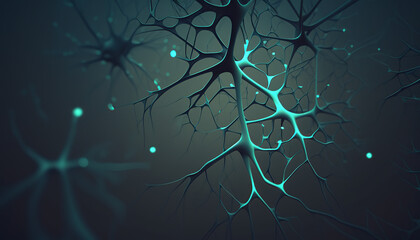 brain, neuron, web, signal, electricity, light, texture, fractal, design, pattern, art, energy, illustration, blue, wallpaper, network, lightning, lines, electric, line, glow, glass, generated, ai