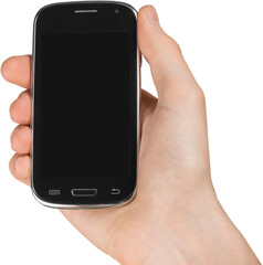 Smart phone with a blank screen