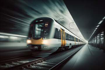 Metro as fast as a train (AI Generated)