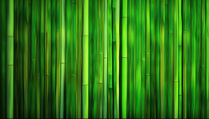 Background green bamboo texture created with generative AI