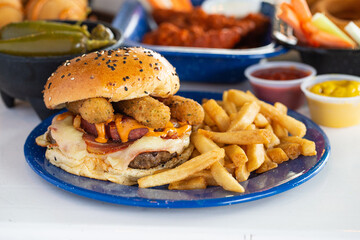 hamburguesa mozarella