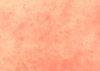 light red or beige watercolor background Primed with rough human skin tones. Pastel watercolor primer. Light red. For banners, posters. Natural color.