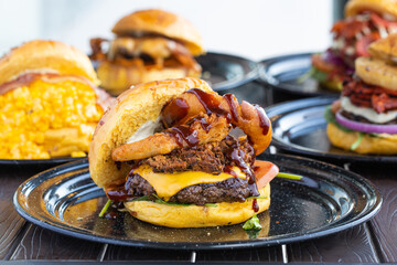 hamburguesa porky