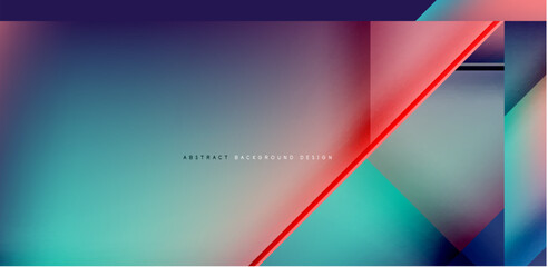 Fototapeta premium Dynamic bright lines abstract background, stripes with fluid colors, liquid gradients. Vector Illustration For Wallpaper, Banner, Background, Card, Book Illustration, landing page