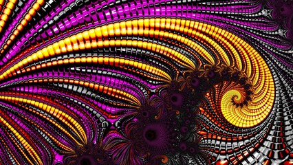 Fractal complex line - Mandelbrot set detail, digital artwork for creative graphic