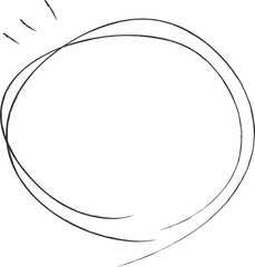 Hand drawn key markers, circled with red pen, pencil version