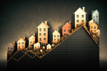 Housing market prices. Generative AI. - 574118670