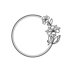 Flower logo vector icon design
