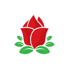 Flower logo vector icon design