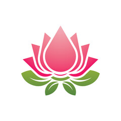 Flower logo vector icon design