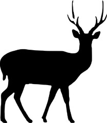 deer silhouette vector