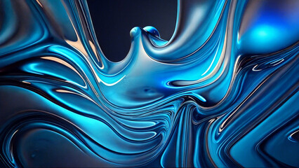 Abstract Background Liquid Wave, Generative AI