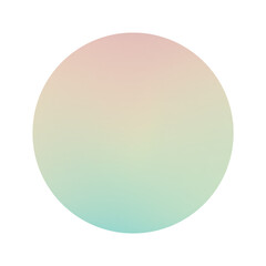 Cotton Candy Gradient Circle. Can be used as a text frame.