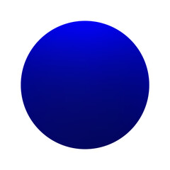 Midnight Blue Gradient Circle. Can be used as a text frame.