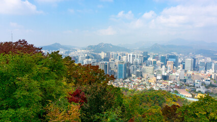 panorama of Seoul