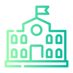 campus gradient icon