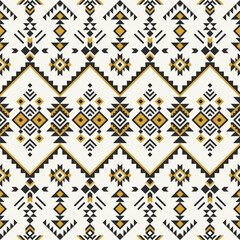 Aztec Geometric seamless pattern. Native American, Indian print. Ethnic design wallpaper, fabric, cover, textile, weave, wrapping.