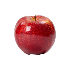 Red apple on a white background