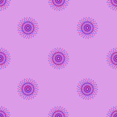 Fototapeta na wymiar seamless pattern with flowers, vector illustration 