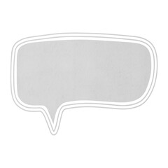 Speech bubble element for text.