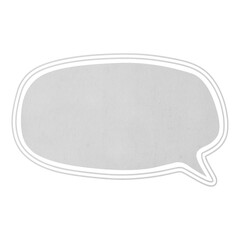 Speech bubble element for text.