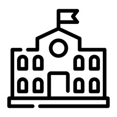 campus line icon