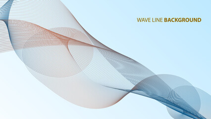 Wave Line Background
