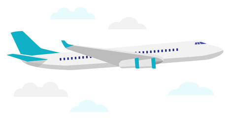 Fototapeta premium International Jet Passenger Clipart, 국제선 제트여객기클립아트