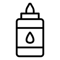 Glue outline icon