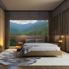 A master bedroom suite with a luxury feel 3_SwinIRGenerative AI