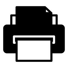 Printer solid icon