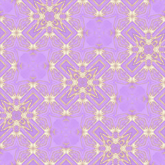 Abstract pink and golden luxury pattern with geometric graphic elements, for poster, flyer, digital board and concept design.