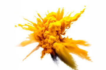 image background holi festival of colors yellow powder