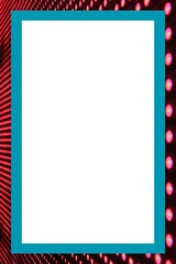 Artisc vertical border and colored frame