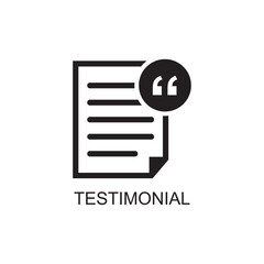 testimonial marketing icon , business icon