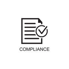 compliance marketing icon , business icon