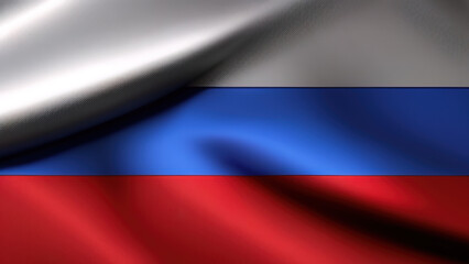 Russia Flag, Sleek and Contemporary Design of Innovation, Generative AI