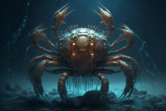 sea crab monsters, generative ai