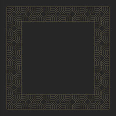 Decorative circular ornament.