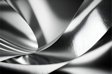 Fototapety  Silver foil texture, highly detailed texture surface, abstract, textures, Generative AI
