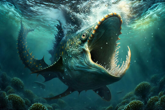 underwater monsters, generative ai
