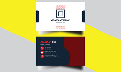 card design business card design unique design layout
