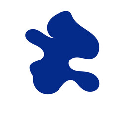 Blue Abstract Blob Shapes