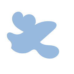 Blue Abstract Blob Shapes