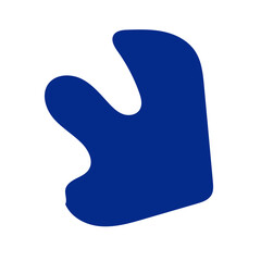 Blue Abstract Blob Shapes