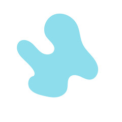 Blue Abstract Blob Shapes