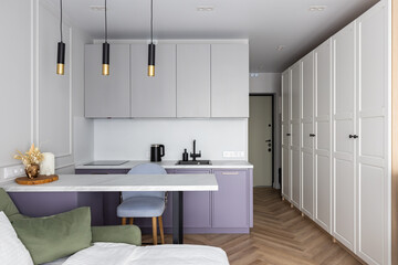 Beautiful stylish studio apartment with designer renovation